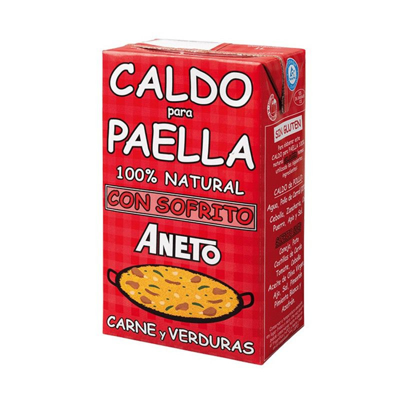 CALDO PARA PAELLA DE CARNE BRICK 1L